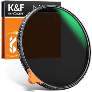 KandF Concept 可変式NDフィルター 72mm ND2-ND400 Nano-X II 光学ガラス ナノコーティング 減光 薄型 防水防塵｜at-happy