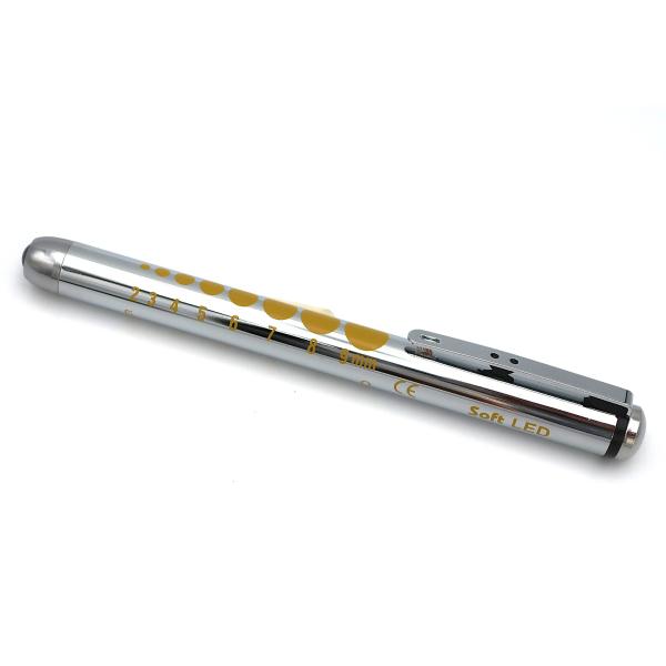 ソフトLEDペンライト　ＳＭ-355Y ( ソフトＬＥＤ）　（ゲージつき）イエロー