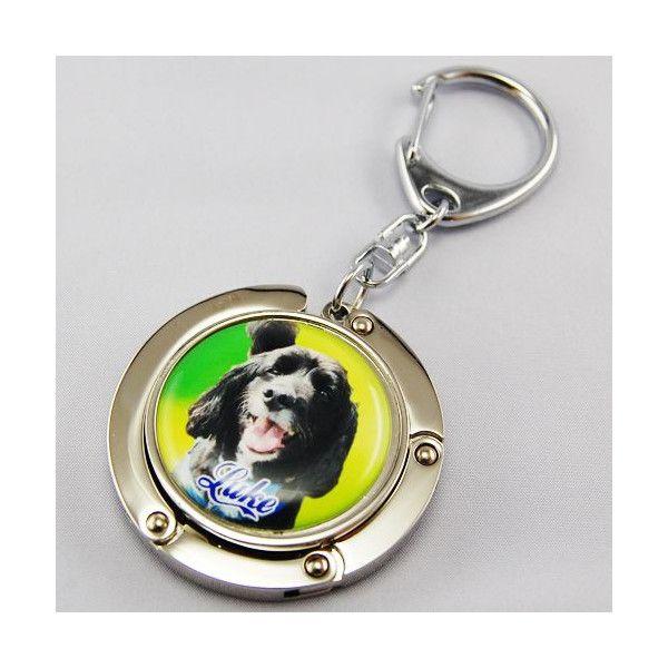 バッグハンガー 写真 オリジナル オーダーメイド 名入れ ペット 子供 犬 猫 記念日 誕生日