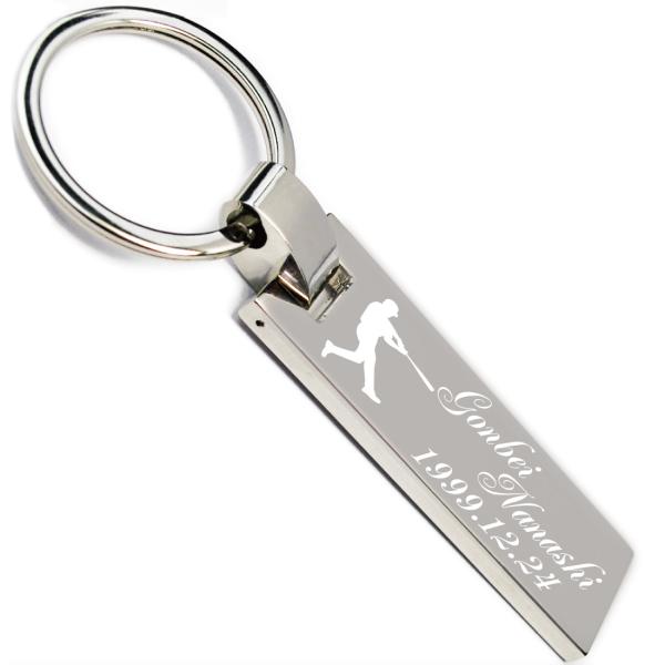 野球 キーホルダー 名入れ 文字入れ 名前入り ID メッセージ 連絡先 シルエット 記念日 誕生日...