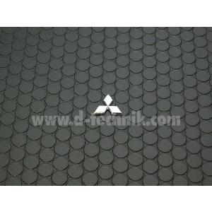 三菱　エンブレム 赤 スリーダイヤ エンブレム Lサイズ 三菱純正部品 : アット