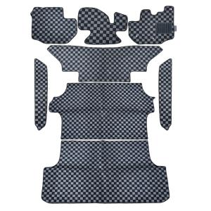 200系ハイエース ワゴンGL1型〜7型 フロアマット ブラック 1台分 8点 200系ハイエース ワゴンGL1型〜7型 フロアマット ブラック 1台分 8点