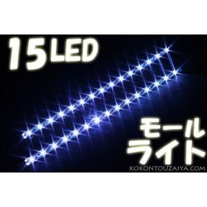 LEDモールライト 超高輝度防水 30cm 白12ｖ　