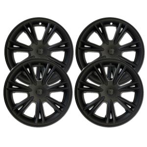 テスラ モデルY 19インチ ホイールカバー 4枚セット 艶無しブラック