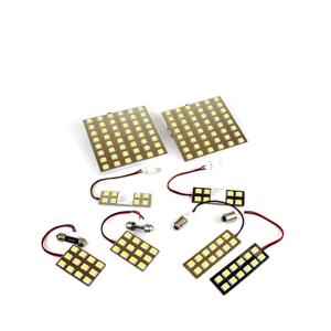 ハイエース 200系 カスタム パーツ LED ルームランプ 8点セット 超高輝度 SMD160灯 車内泊 室内灯 内装パーツ｜at-parts7117