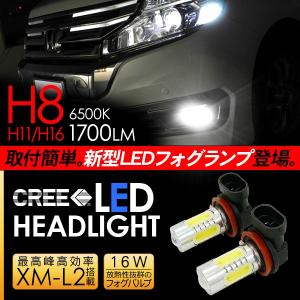 ステップワゴン LED フォグランプ H8/H11/H16 LEDフォグバルブ フォグライト 超高性能LEDライト カスタム RK系 電装パーツ