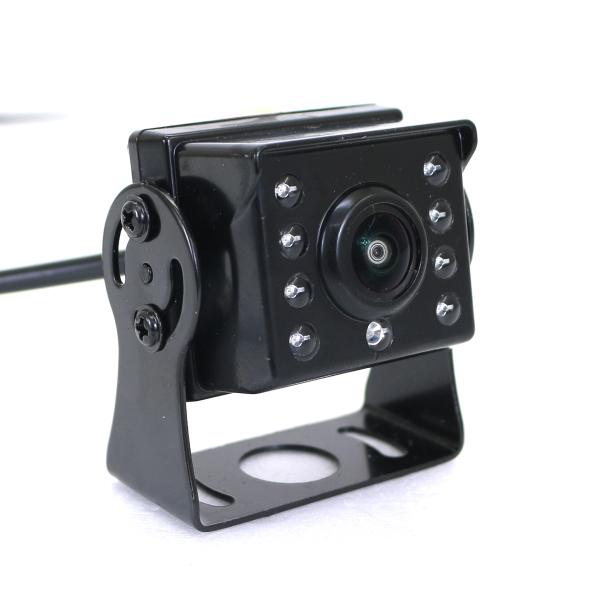 バックカメラ 視野角160° 12V 24V対応 20m延長配線付き 赤外線 暗視 LED搭載 小型...