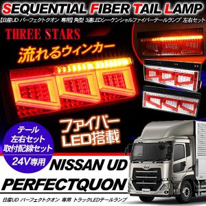 スーパーグレート シーケンシャル ファイバー LED テールランプ 左右