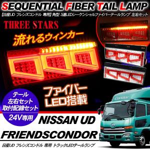 ファインコンドル シーケンシャル ファイバー LED テールランプ 左右