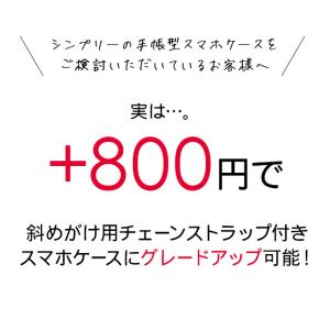 【 手帳型ケース 同時購入専用 】 チェーンス...の詳細画像1