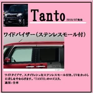 タント ワイドバイザー ダイハツ純正部品 パーツ オプション