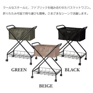 軽量 折りたたみ ワゴン キャスター付き スリ...の詳細画像1