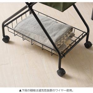 軽量 折りたたみ ワゴン キャスター付き スリ...の詳細画像5