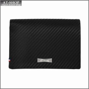 S.T. DUPONT デュポン 財布サイフ DEFI SLG 二つ折り財布 PORTE BILLETS 7CC CARBONE 170015 ブラック｜at-shop