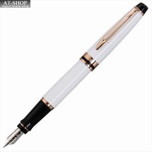 ウォーターマン 万年筆 WATERMAN エキスパートエッセンシャル プレシャスホワイトPGT ペン先 F:細字 2168080｜at-shop