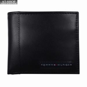 トミー 財布 TOMMY HILFIGER トミー・ヒルフィガー 二つ折り財布 CAMBRIDGE ブラック BLACK｜at-shop