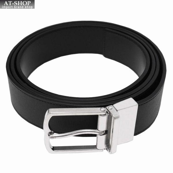 メンズベルト バリー ベルト DRESS 型押ブラック×艶有ブラック サイズ調整可能　おしゃれ 誕生...