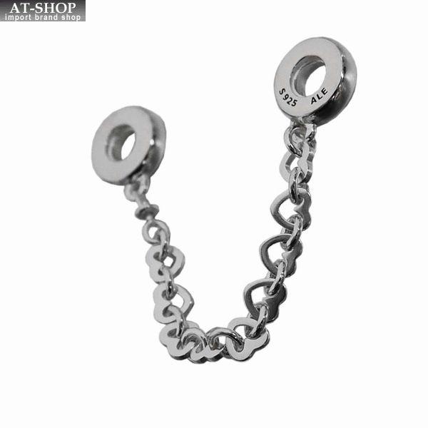 パンドラ チャーム PANDORA Linked Hearts Safety Chain スターリン...