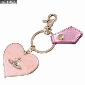 Vivienne Westwood ヴィヴィアン・ウェストウッド キーリング ピンク×ゴールド MIRROR HEART GADGET 82030008 PINK｜at-shop