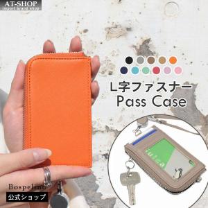 【あすつく】パスケース リール付き 小銭入れ付き...の商品画像
