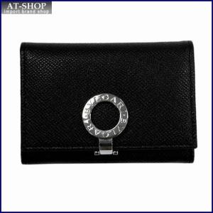 BVLGARI ブルガリ カードケース BVLGARI 30420 ブラック｜at-shop