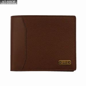 未使用品　dunhill ダンヒル　折財布　二つ折り　ダークブラウン　小銭入れ ダンヒル dunhill 二つ折り財布 小銭入れ付 バーリントン メンズ
