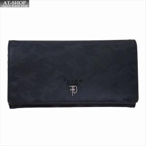 Furbo design フルボデザイン 財布サイフ カモフラージュ レザー 二つ折り長財布 FRB132 NAVY ネイビー