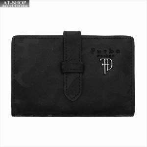 Furbo design フルボデザイン 名刺入れ カモフラージュ レザー　FRB134 BLACK ブラック｜at-shop