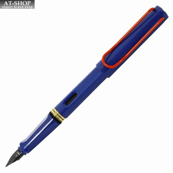 ラミー 万年筆 LAMY サファリ L14R ペン先 EF:極細  L14R-EF ブルー レッドク...