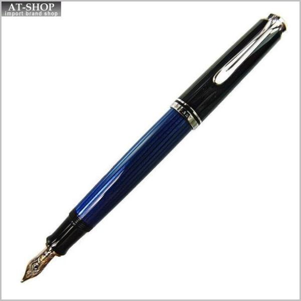 Pelikan ペリカン 万年筆 スーベレーン M405　ブルー縞 ペン先 EF：極細