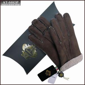 OROBIANCO オロビアンコ 手袋 メンズ グローブ 羊革 ORM-1409 DARKBROWN/BEIGE ブラウン サイズ：8.5（24ｃｍ）｜at-shop