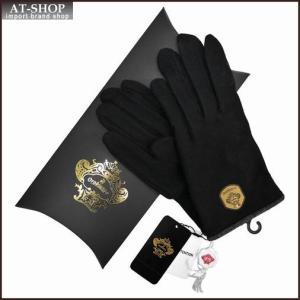 OROBIANCO オロビアンコ 手袋 メンズ グローブ カシミア ORM-4102 BLACK ブラック　サイズ：23ｃｍ〜24ｃｍ｜at-shop