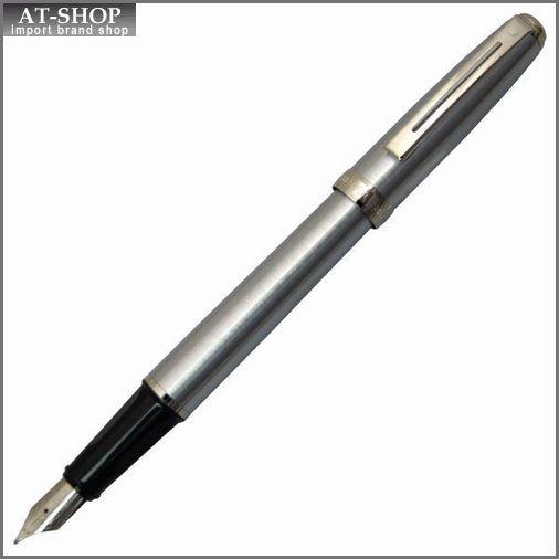 SHEAFFER シェーファー 万年筆　プレリュード　ブラッシュトクロームCT ペン先 F（細字） ...