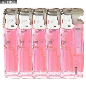 ガス注入式ライター ツインライト ESTE TURBO-JET ウィンディ ウインディ ターボライター 着火用 ジェット TJ-88 軽い力で簡単着火 ピンク ※ 5本セット