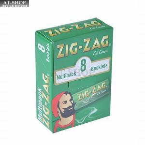 柘製作所(tsuge) ZIG-ZAG ジグザグ ローリングペーパー 手巻きタバコ レギュラーサイズ たばこ 巻紙 マルチパック グリーン #78811｜at-shop