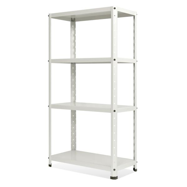 ラック キャビネット 棚 シュットラック ホワイト 高さ118cm 横幅61cm 奥行31cm 4段...