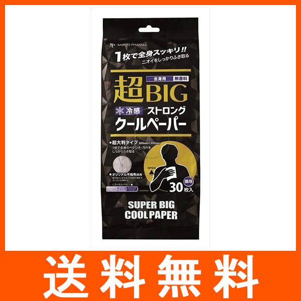 サイキョウ・ファーマ 超BIG ストロングクールペーパー 30枚入