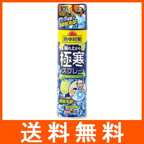熱中対策 服の上から極寒スプレー シトラス 330ml