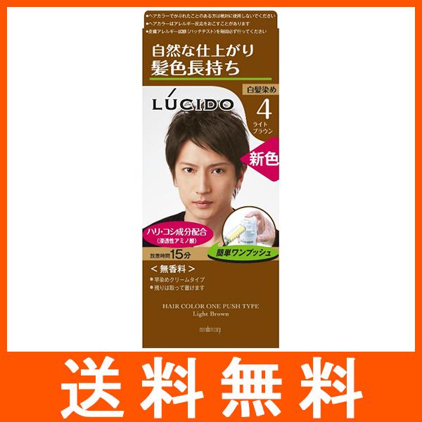 ルシード ワンプッシュケアカラー ライトブラウン