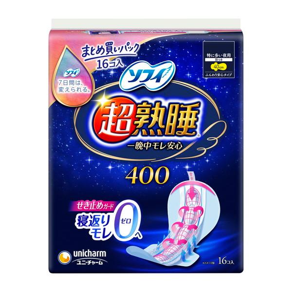 ソフィ 超熟睡ガード400 16枚入