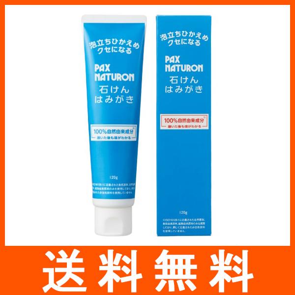 パックスナチュロン 石けんはみがき 120g 太陽油脂 歯磨き粉 PAX NATURON