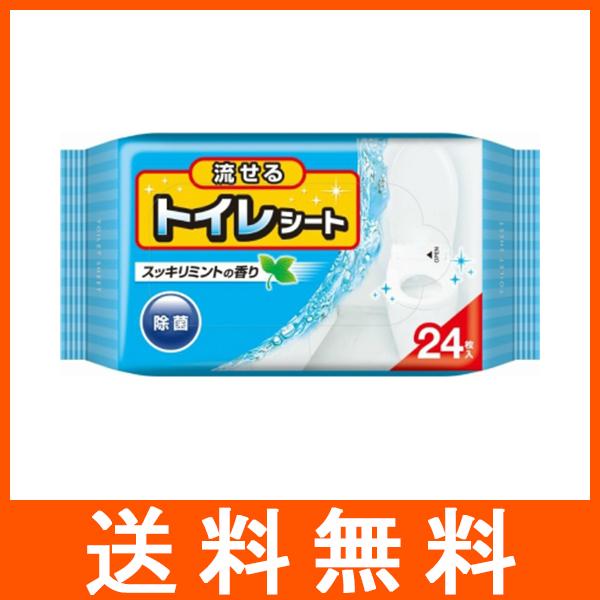 流せるトイレシート すっきりミントの香り 24枚入