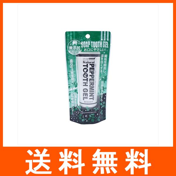 地の塩社 ナチュラルせっけんはみがきジェルCS 80g