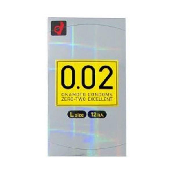 【3点セット】オカモト ゼロゼロツー 002 Lサイズ 12個入