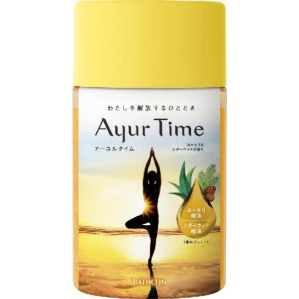 【3点セット】バスクリン アーユルタイム ユーカリ&amp;シダーウッドの香り 720g 入浴剤