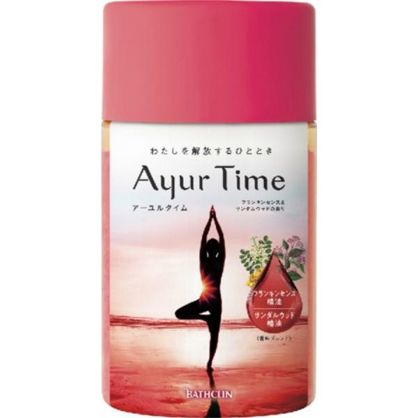 【3点セット】バスクリン アーユルタイム フランキンセンス&amp;サンダルウッドの香り ボトルタイプ 72...