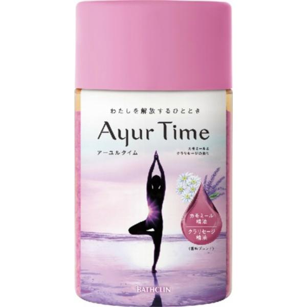 【3点セット】バスクリン アーユルタイム カモミール&amp;クラリセージの香り 720g 入浴剤