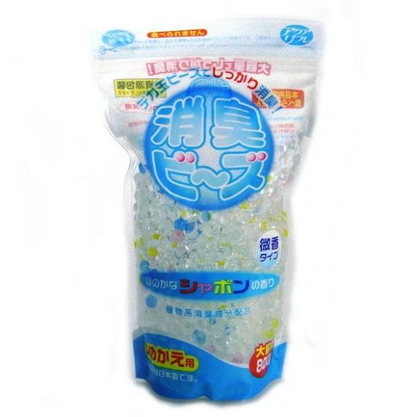 【3点セット】アクアリフレ 消臭ビーズ つめかえ用 大容量 シャボンの香り 800g