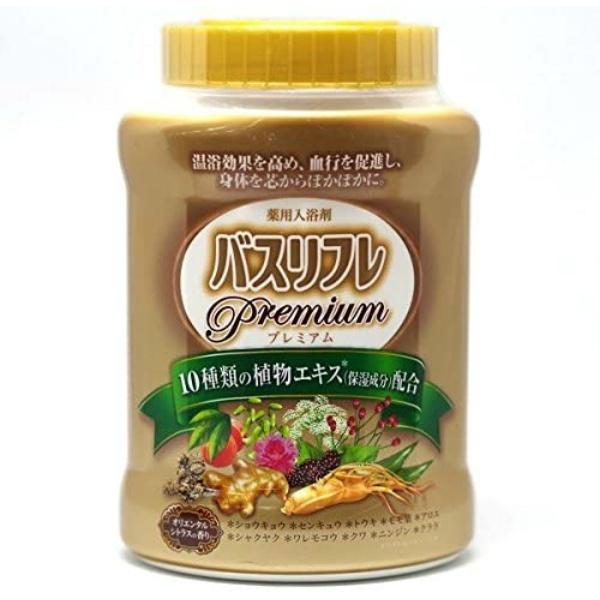 【3点セット】バスリフレ 薬用入浴剤プレミアム 680g