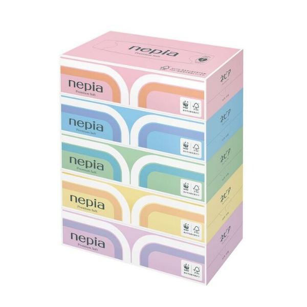 【3点セット】ネピア プレミアムソフトティシュ 180W×5個